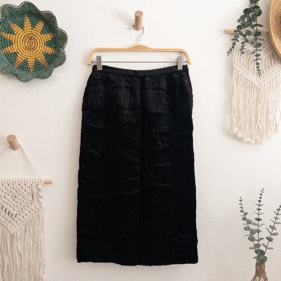 Emanuel Ungaro Metallic Skirt Size 10 - Picture 1 of 7